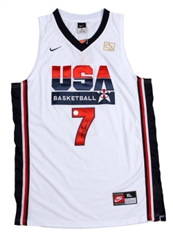 Larry Bird Signed Nike USA Basketball Jersey